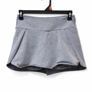 NKI Fitwear Brazilian Gray Athletic Skort w/ Built-In Shorts